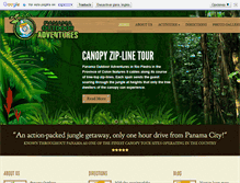 Tablet Screenshot of panamaoutdooradventures.com